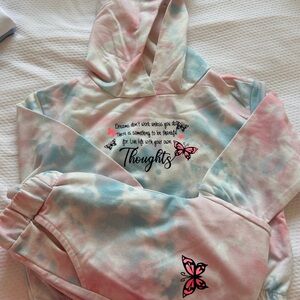 Kids Tie-Dye Hoodie and Joggers Set
